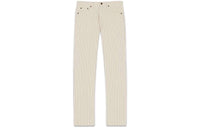 SAINT LAURENT Relaxed Fit Striped Jeans