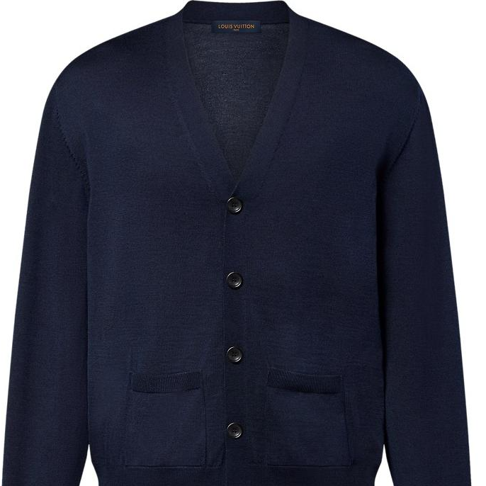 LOUIS VUITTON Silk And Cashmere Blend Cardigan