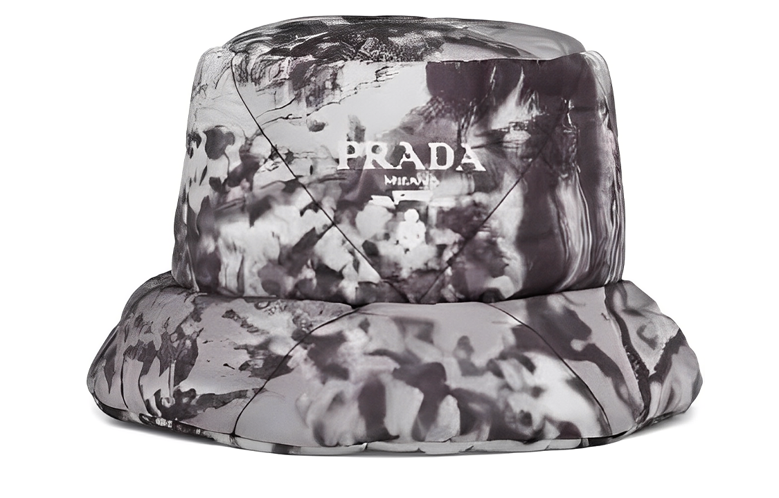 PRADA Bucket Hats Men Gray