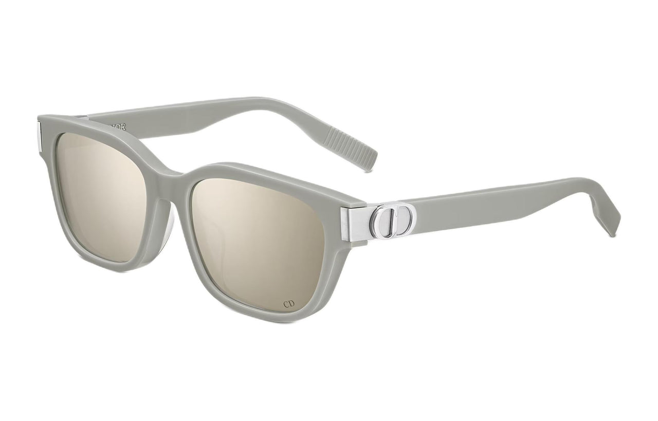 DIOR Acetate Irregular Shape Sunglasses Men's Beige