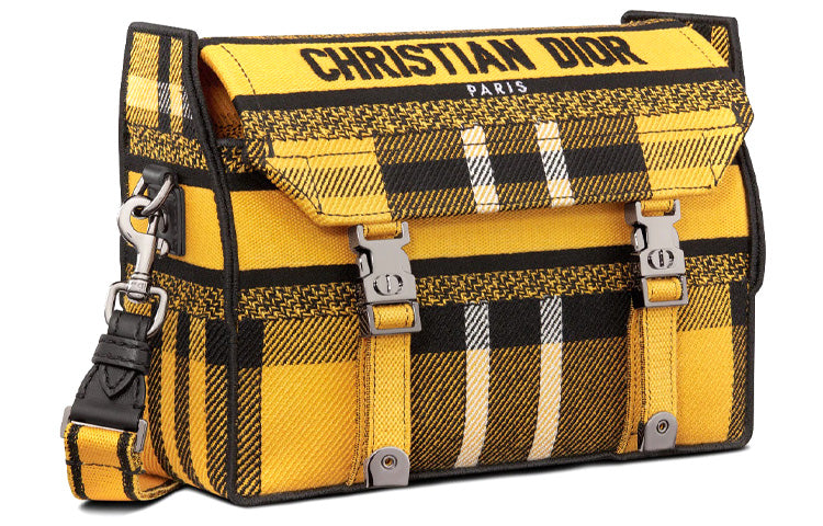 DIOR DiorCamp Embroidery Crossbody Bag Small Size Women's
