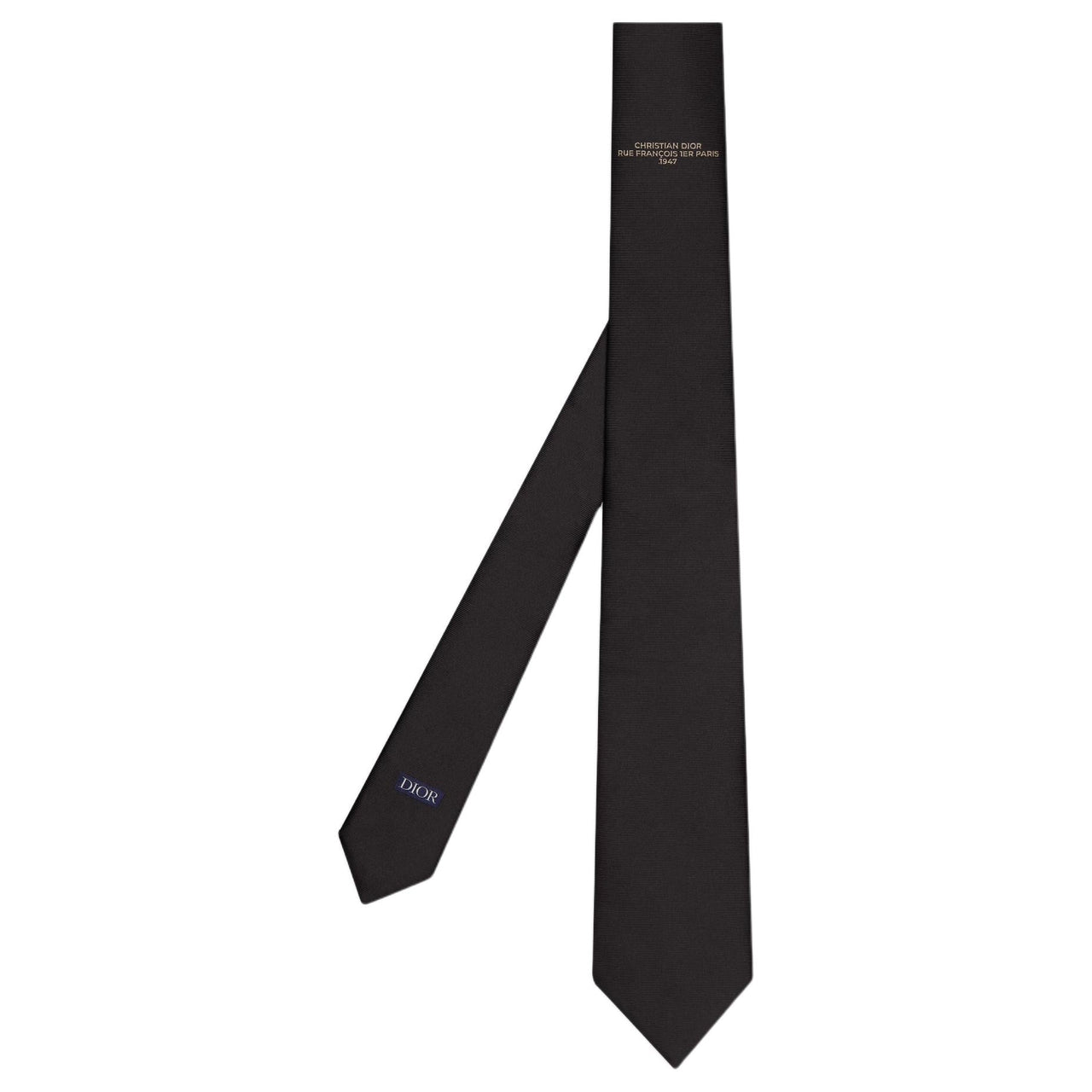 DIOR Mulberry Silk Ties Men Black