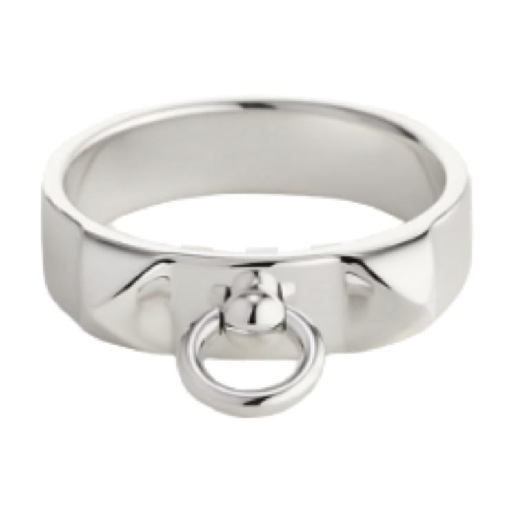 HERMES 925 Sterling Silver Rings Women's Silver
