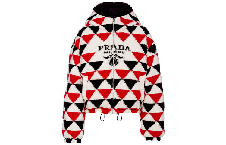 PRADA Down Jackets Women's Red