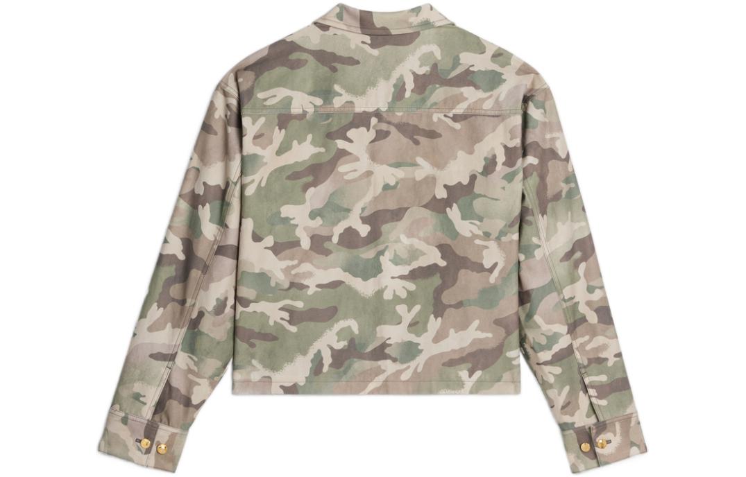 CELINE Cropped Coats Women's Camouflage