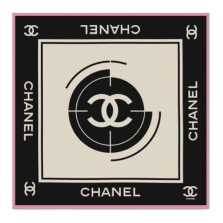 CHANEL - Silk Scarves Unisex Brown