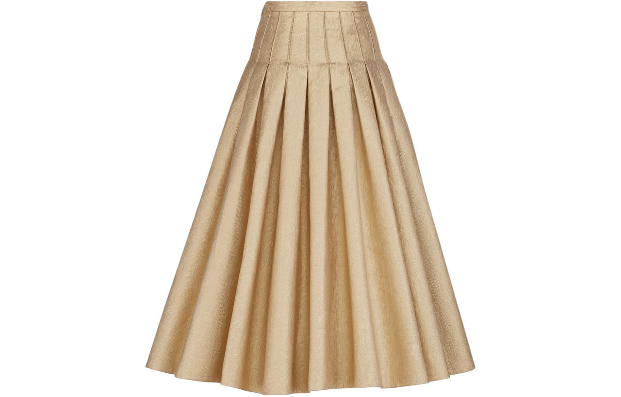 DIOR SS24 Casual Long Skirts Women's Gold
