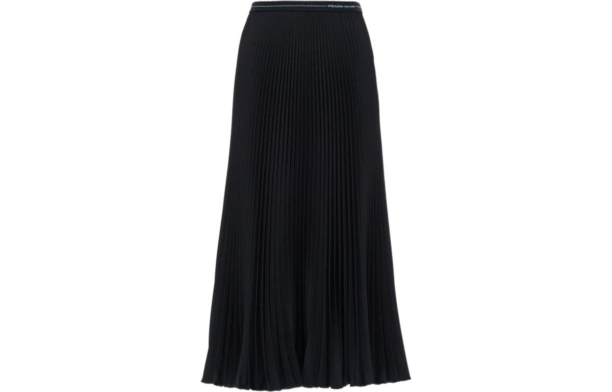 PRADA Casual Long Skirts Women's Black