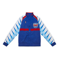 Mitchell & Ness NBA Authentic New Jersey Nets 1990-91 Jacket 'Blue Red' AWJKSB19102-NJNPTRY90