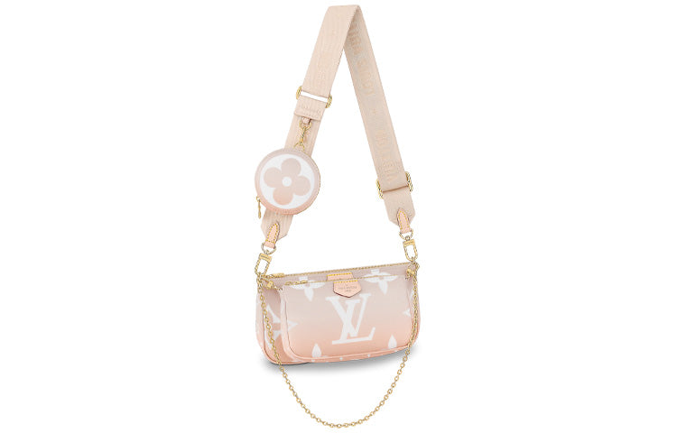 LOUIS VUITTON Multi Pochette Gradient Pastel Mist