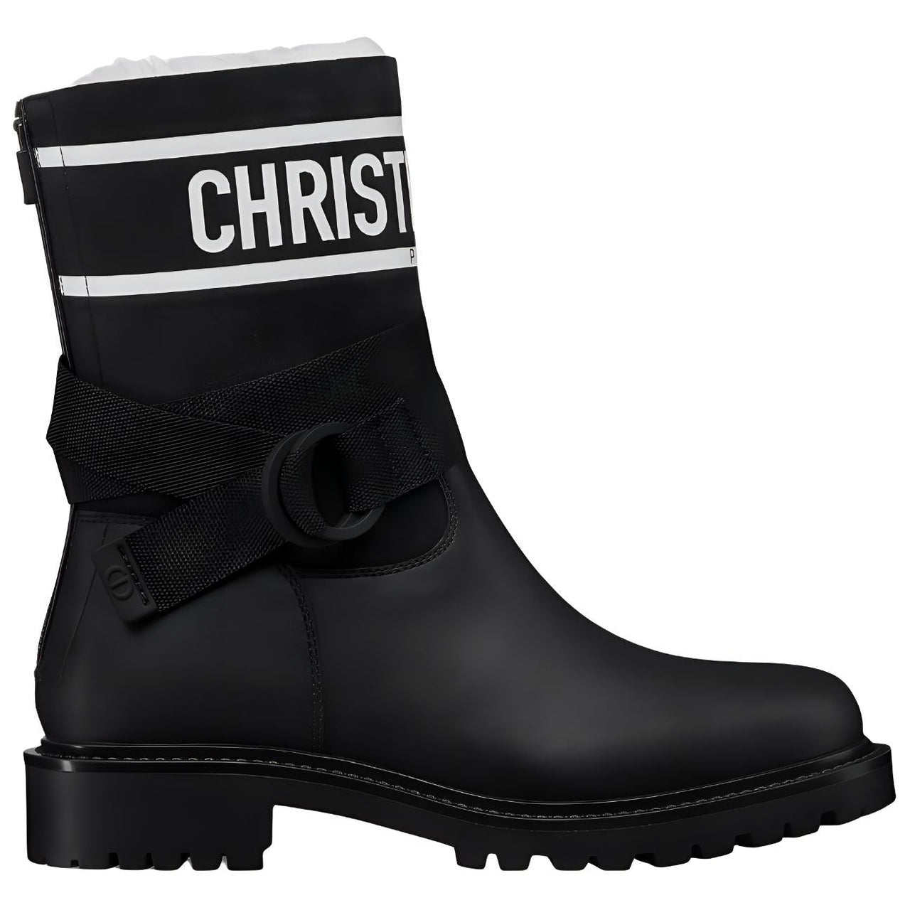 DIOR D-Major Ankle Boots Women's Black