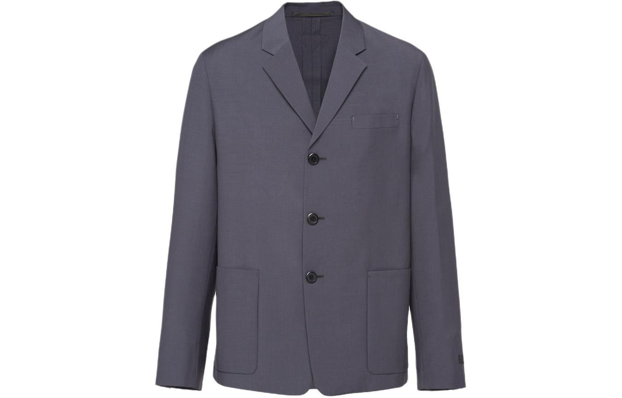 PRADA Business Suits Coats Men's Iron Gray