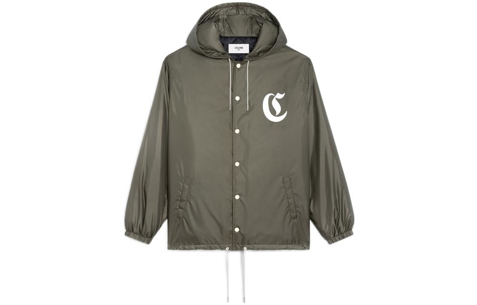 CELINE Coach Jacket In Lightweight Nylon