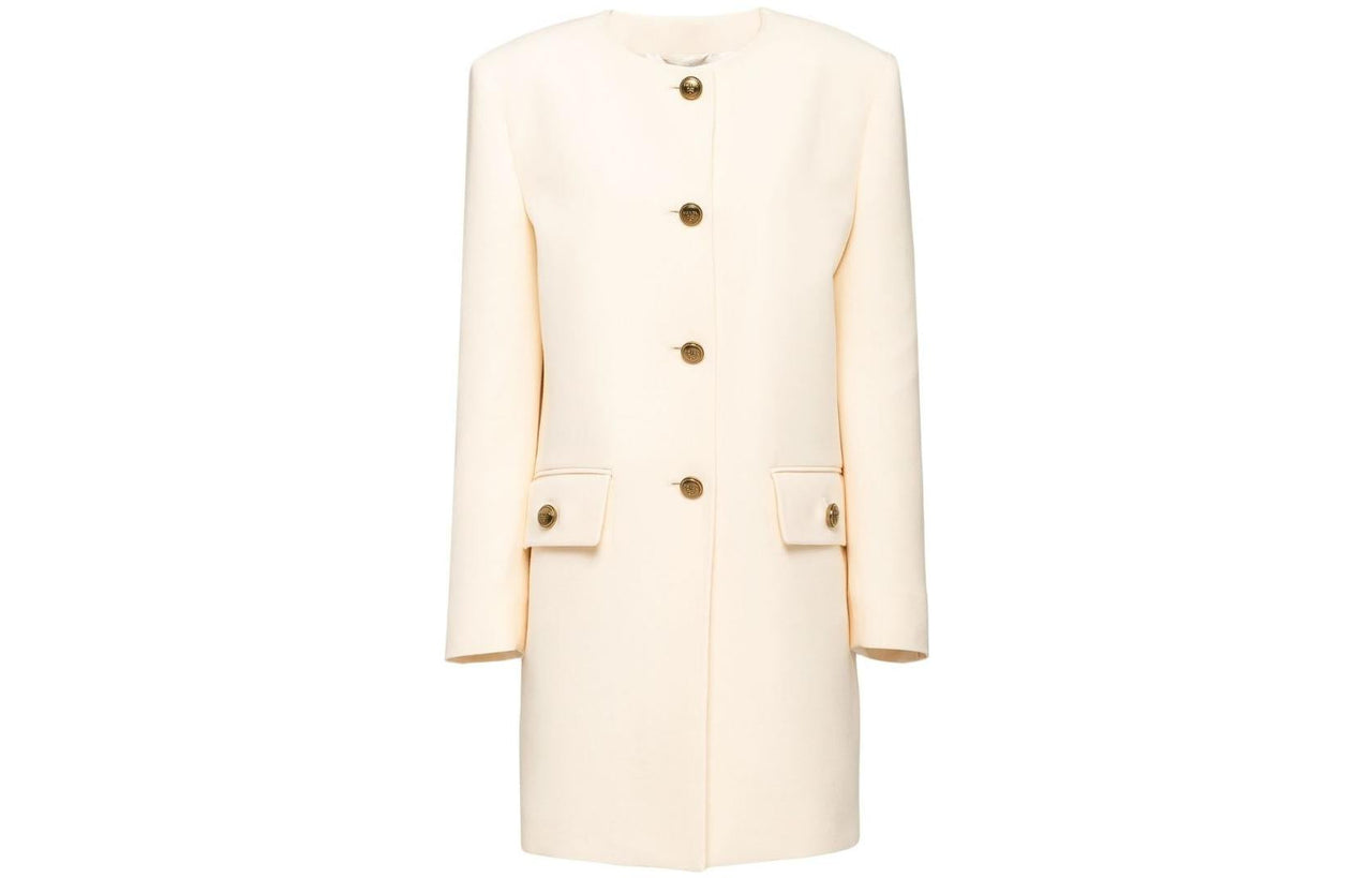 PRADA Coats Women's Ivory White