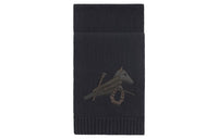HERMES Knit Scarves Unisex Marine Blue