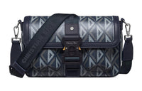 DIOR Canvas Shoulder Bag, Crossbody Bag Men's Marine Blue