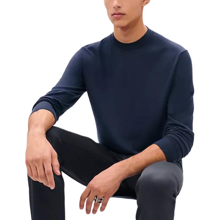 HERMES Sweater Men's Ocean Blue
