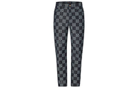 LOUIS VUITTON Distorted Damier Denim Pants