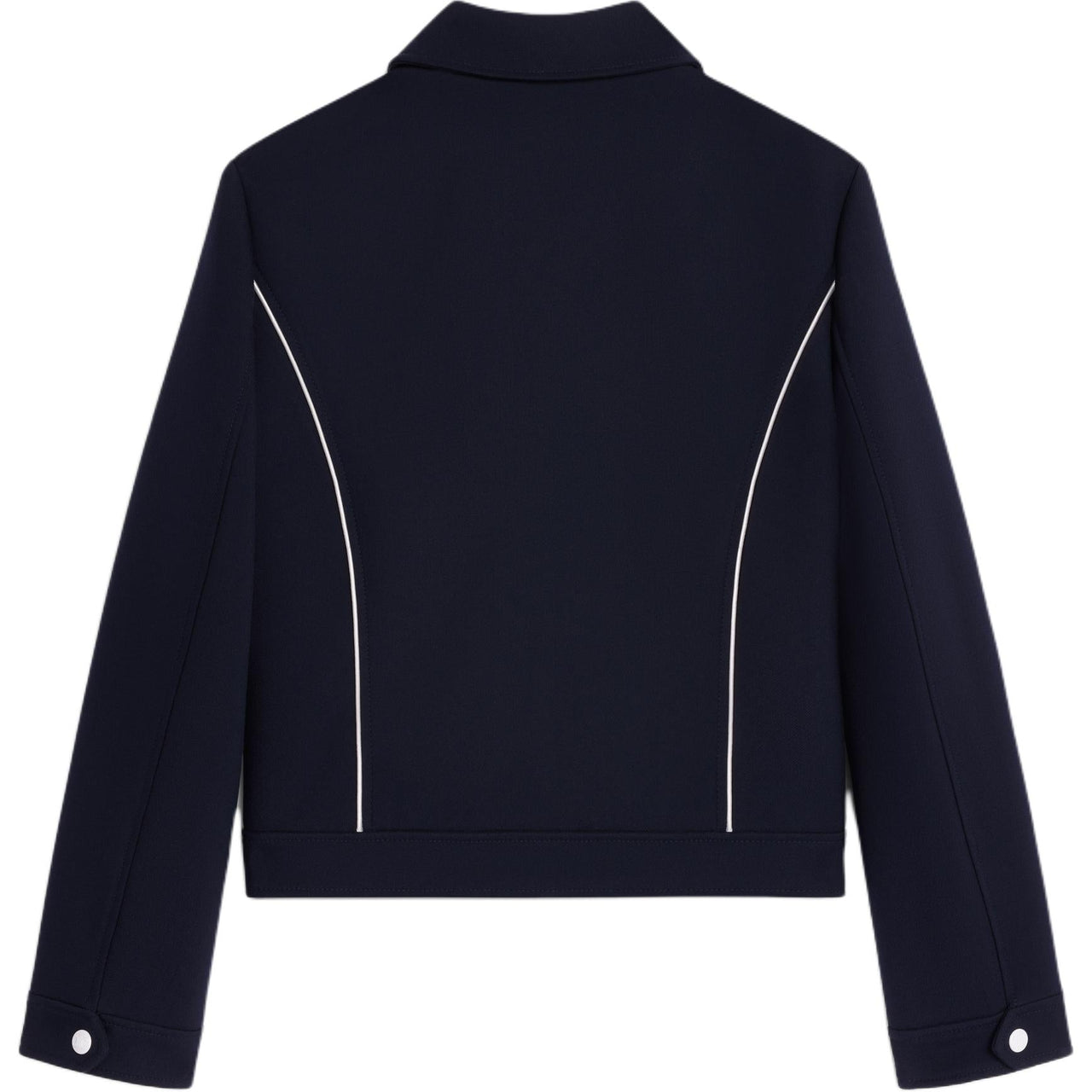CELINE Chelsea Blouson Jacket In Gauffered Double Wool