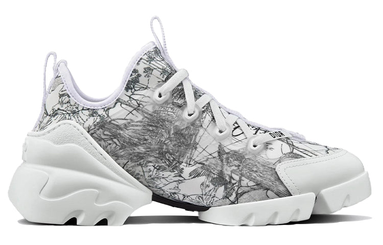 DIOR D-Connect Around The World Coverage Balance Lightweight Low-Top Casual Shoes Women's Black White