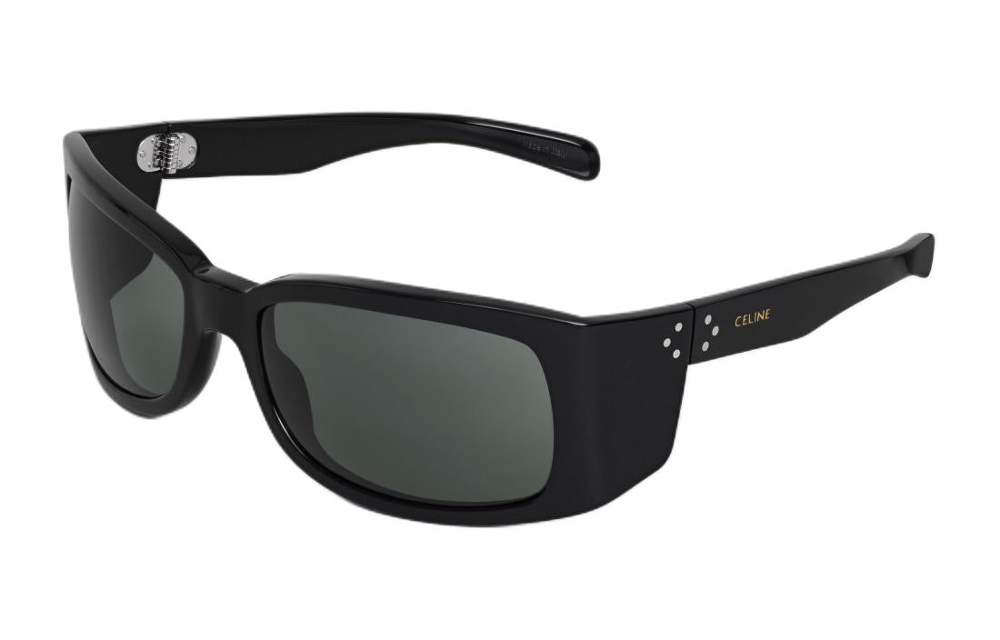 CELINE Black Frame 54 Sunglasses In Acetate