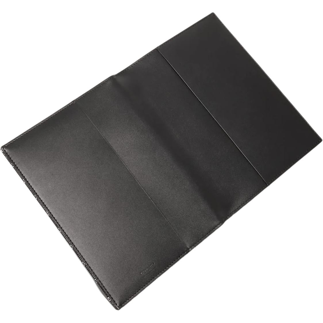GOYARD Canvas With Calfskin Storage Bag Unisex Black