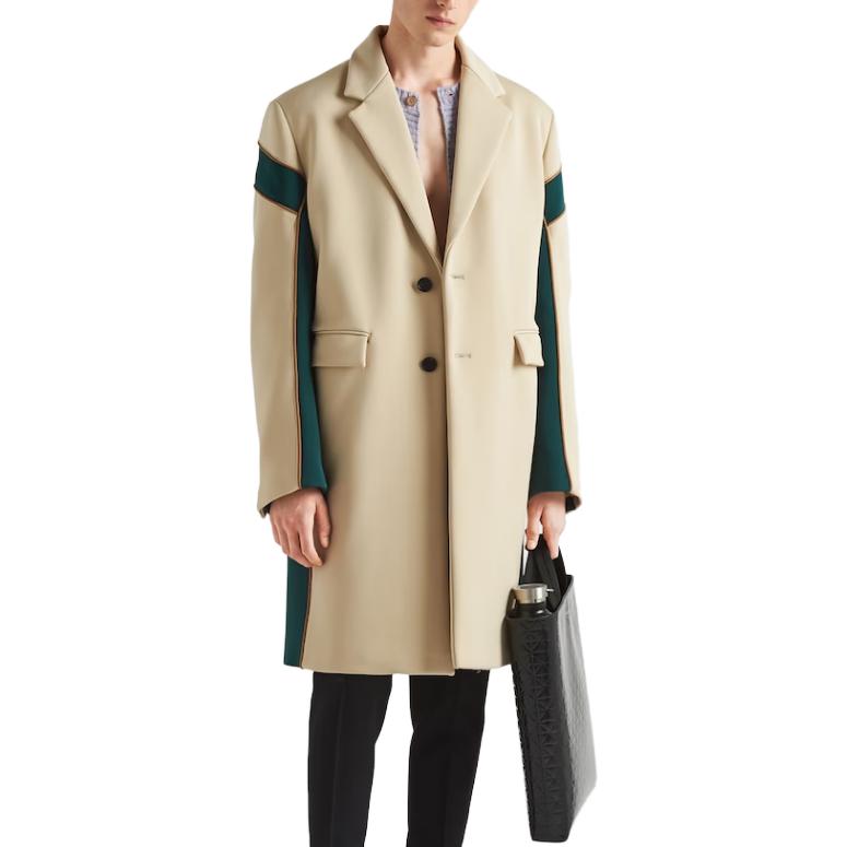 PRADA Coats Men Beige