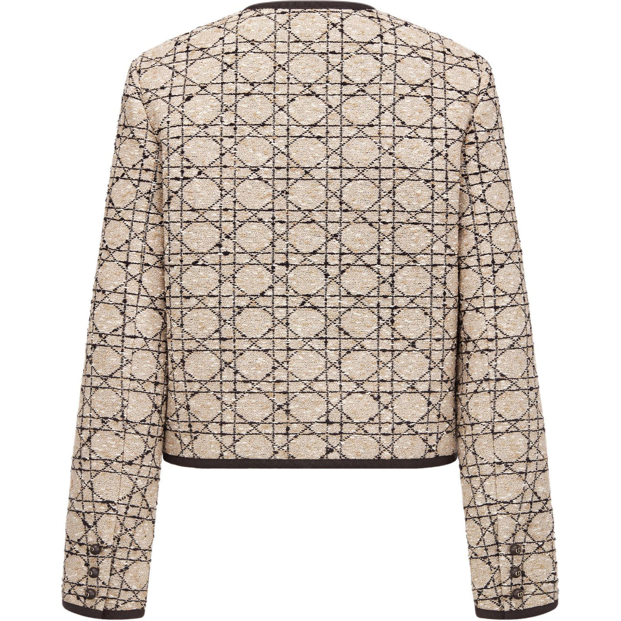 DIOR SS25 Cropped Coat Women's Beige