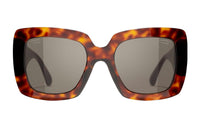 CHANEL Plate Frame Square Sunglass Unisex