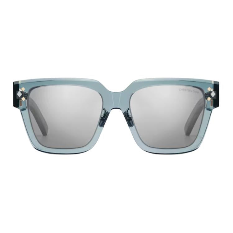 DIOR Acetate Square Sunglasses Men's Blue