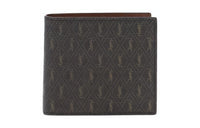 SAINT LAURENT Coated Canvas With Leather Wallet Men's Multicolor