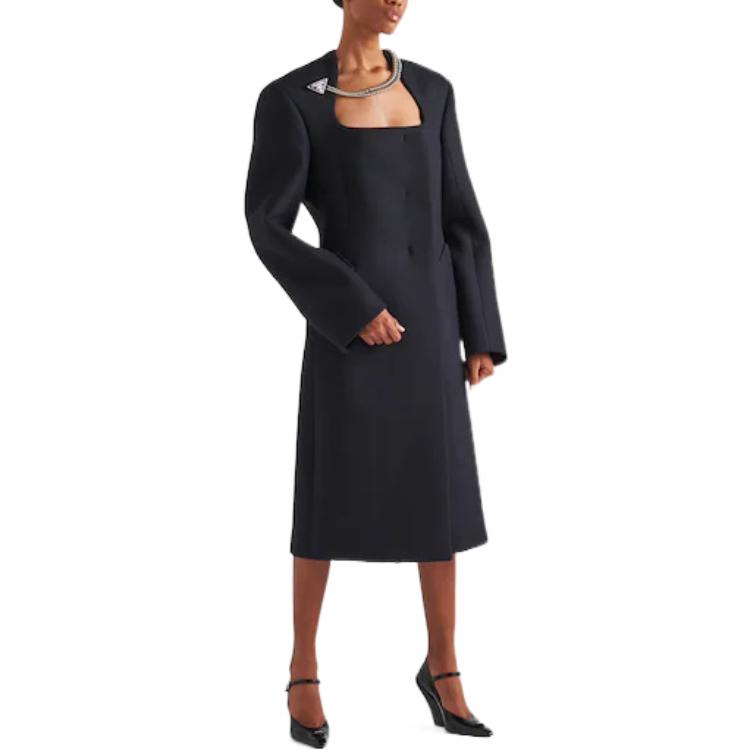 PRADA Coats Women's Blue