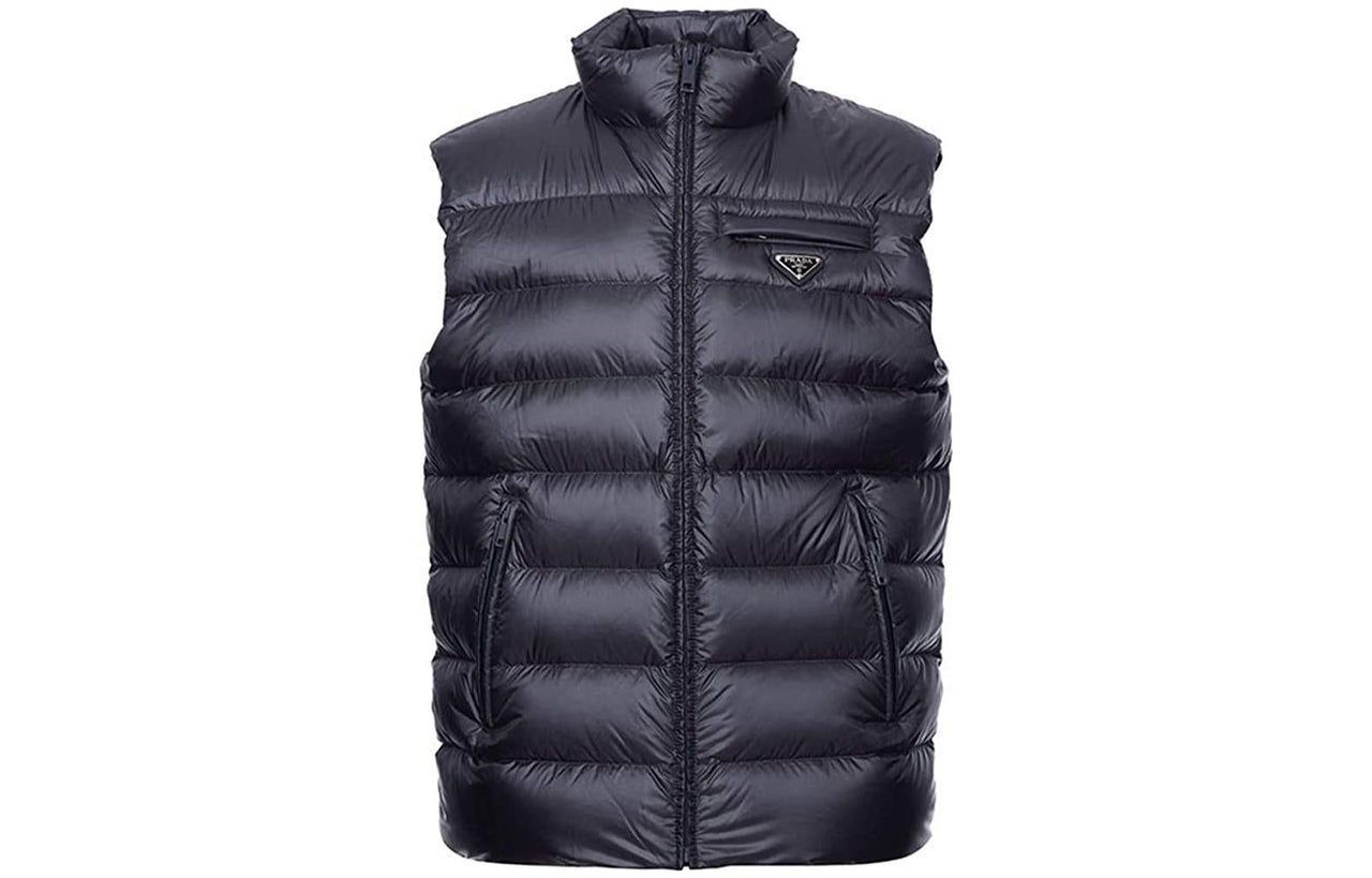 PRADA Down Jackets Men Dark Blue