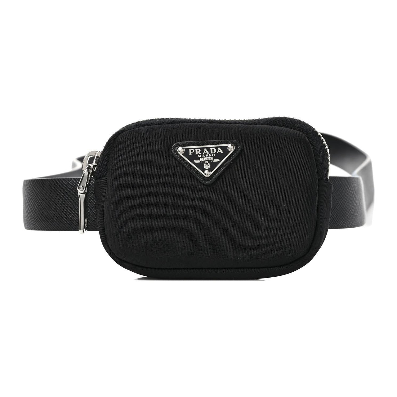 PRADA Nylon Fanny Pack Men's Black