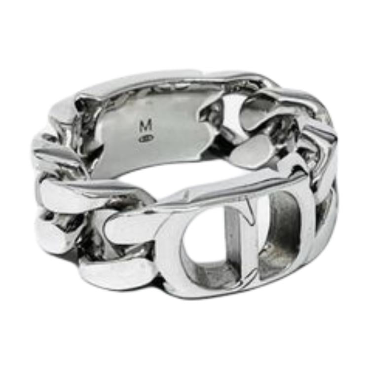 DIOR Sterling Silver Rings Unisex Silver