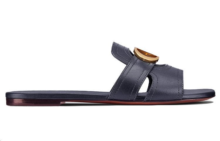 DIOR 30 Montaigne Slide Slippers Women's Indigo
