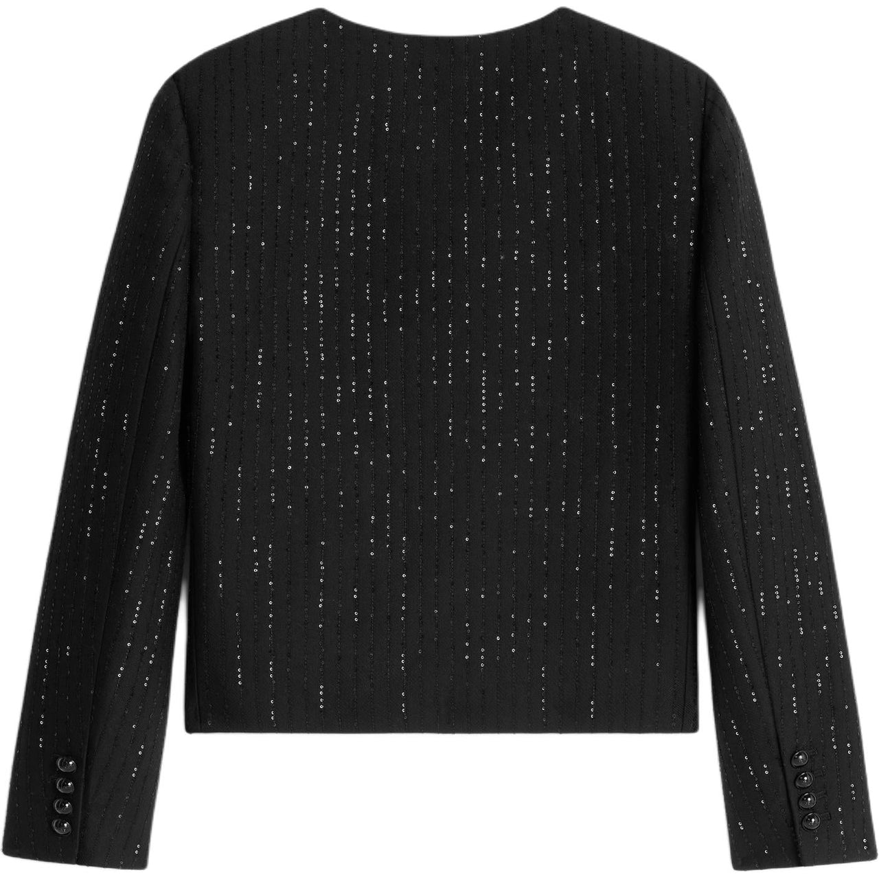 CELINE Chelsea Jacket With Sequins In Double Faced Wool