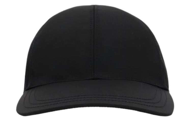 PRADA Cotton Polyamide Baseball Caps Men's Black