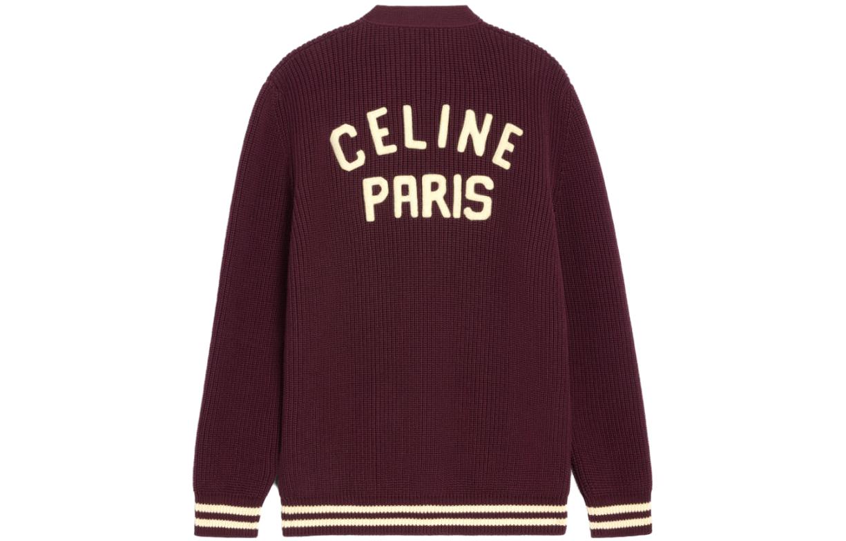 CELINE College Cardigan In Cotton