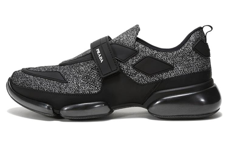 PRADA Cloudbust Casual Shoes Men's Black Silver