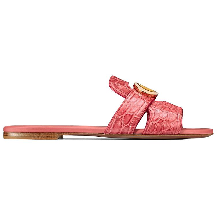 DIOR 30 Montaigne Slide Slippers Women's Pink