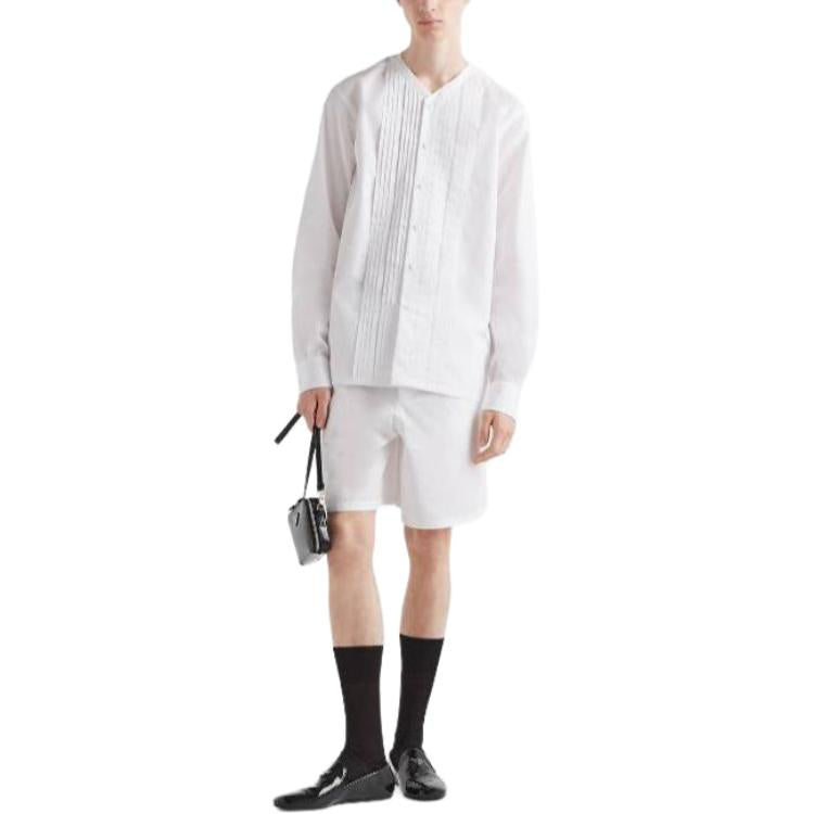 PRADA Cotton Shirt Shirt Men's White