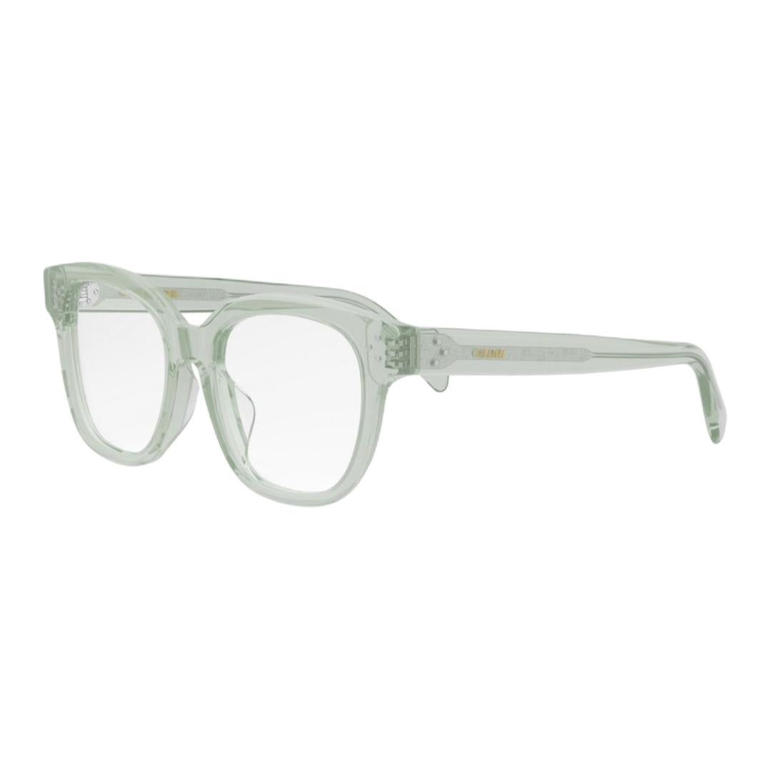 CELINE Acetate Square Eyeglass Frames Women's Green