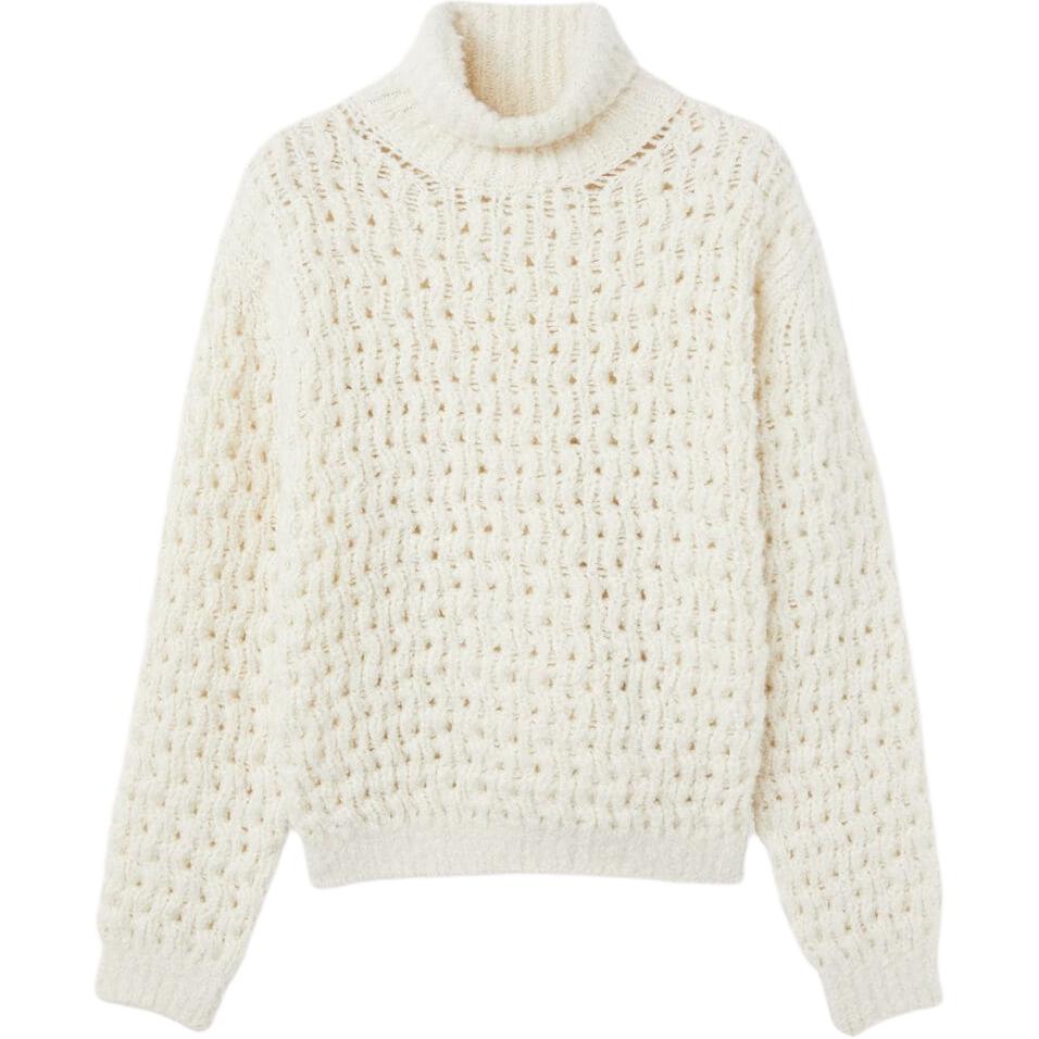 Loro Piana FW24 Cashmere Sweater Women's Snow White