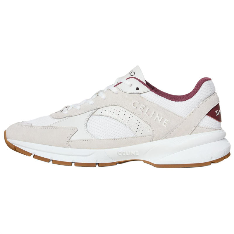CELINE CR 03 Low Top Casual Shoes Men's White Red