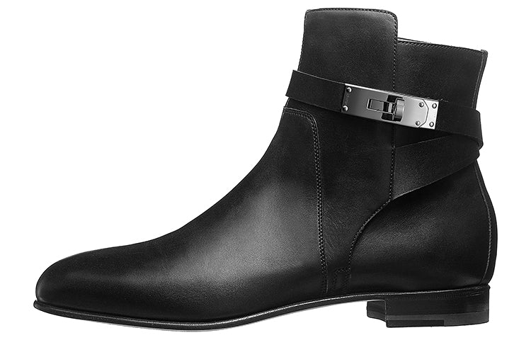 HERMES Neo Ankle Boots Women's Black