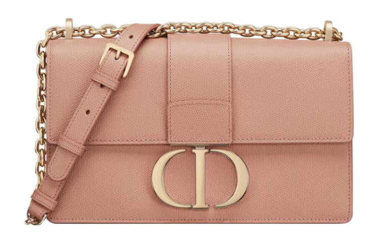 DIOR 30 Montaigne Grained Calfskin Monsta Bag Shoulder Bag Crossbody Bag Regular Women's Nude Pink