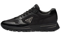 PRADA Prax 01 Sneakers Re Nylon Brushed Leather Black Black