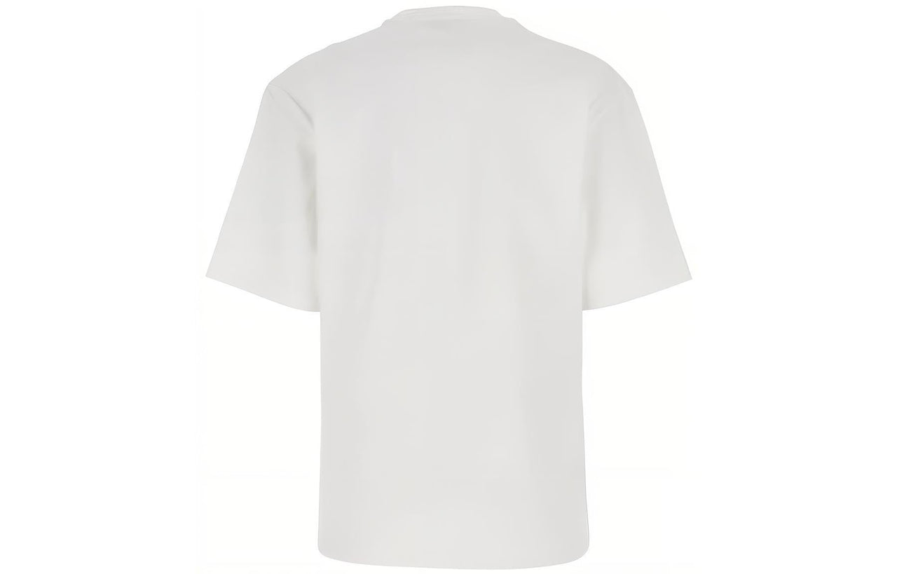 PRADA Drop Shoulder Sleeve T Shirt Women's White