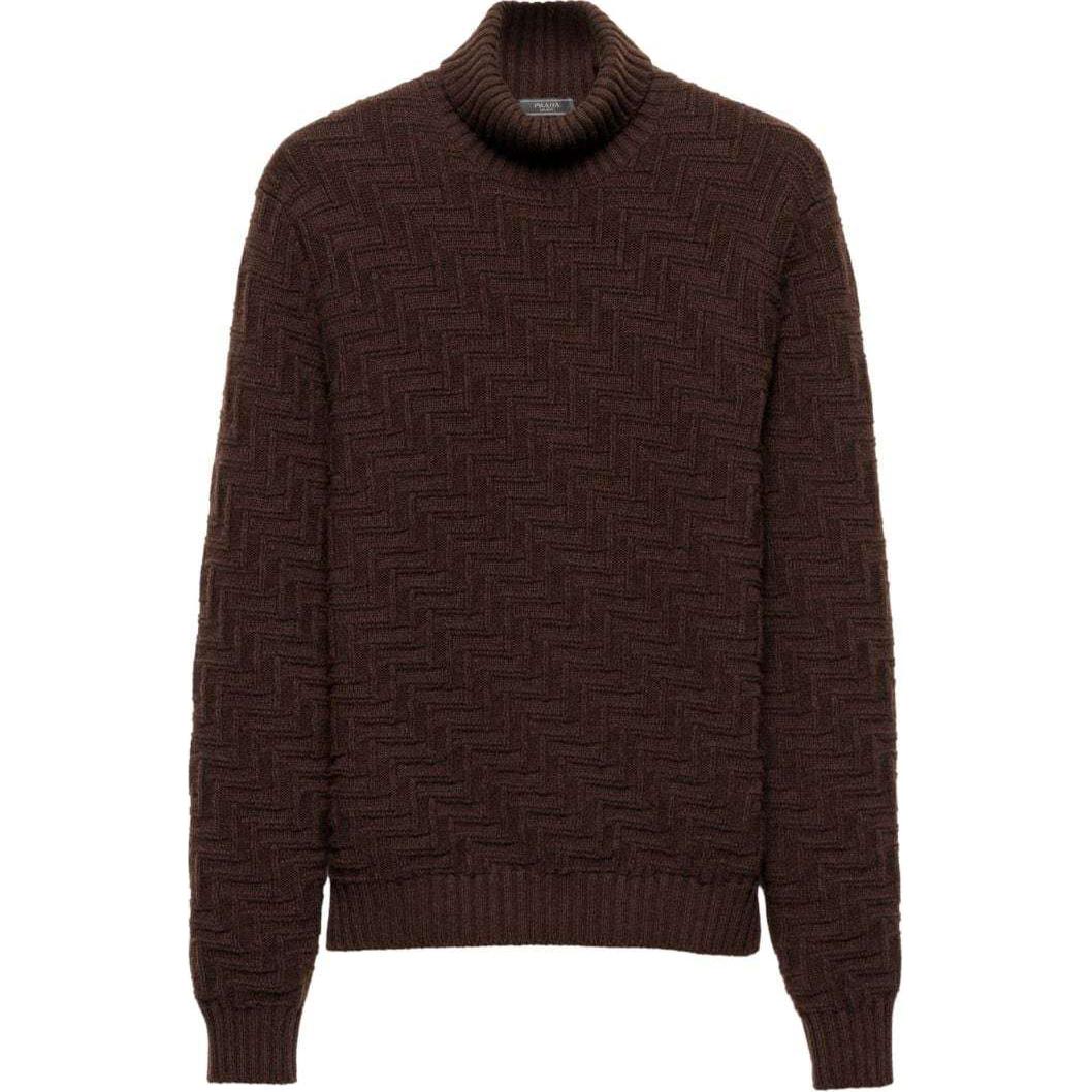 PRADA Wool And Cashmere Turtleneck Sweater